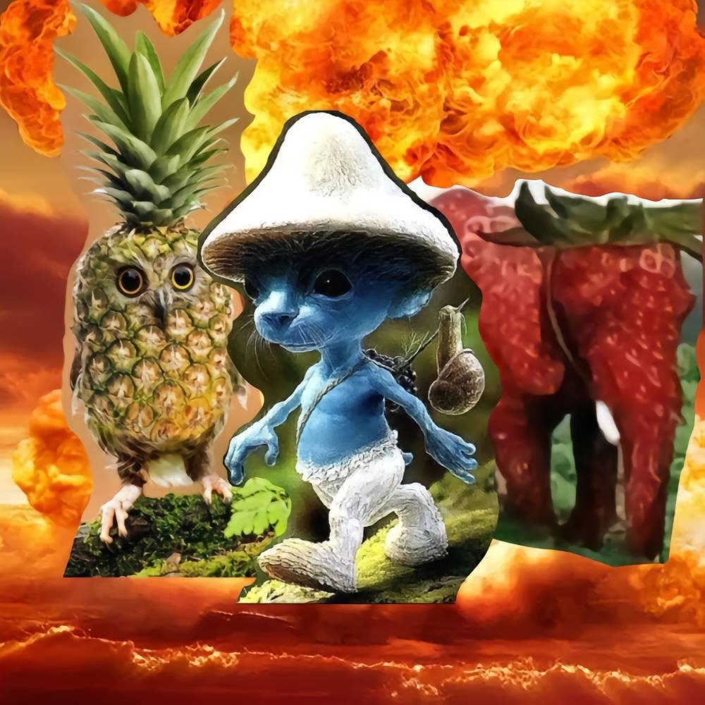 PineappleOwl_'s tweet photo. I love  my frens :) 🍍🍓🐱 https://t.co/tSlyRBkbap
