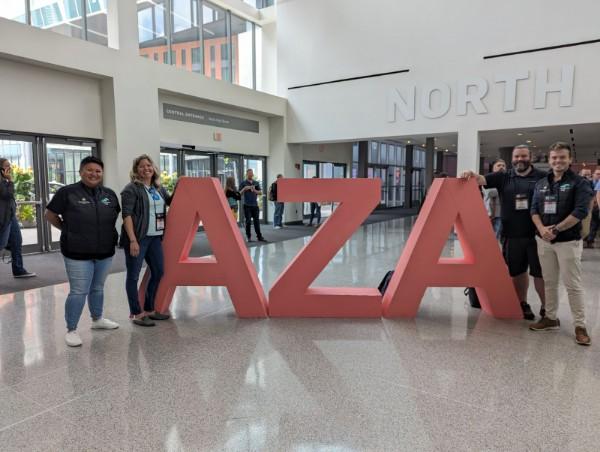 This week we sent some of our amazing staff to the @zoos_aquariums conference in #ColumbusOhio. It was a great opportunity for collaboration, sharing ideas and best practices, and learning about new issues and trends. #WeAreAZA #AZA2023