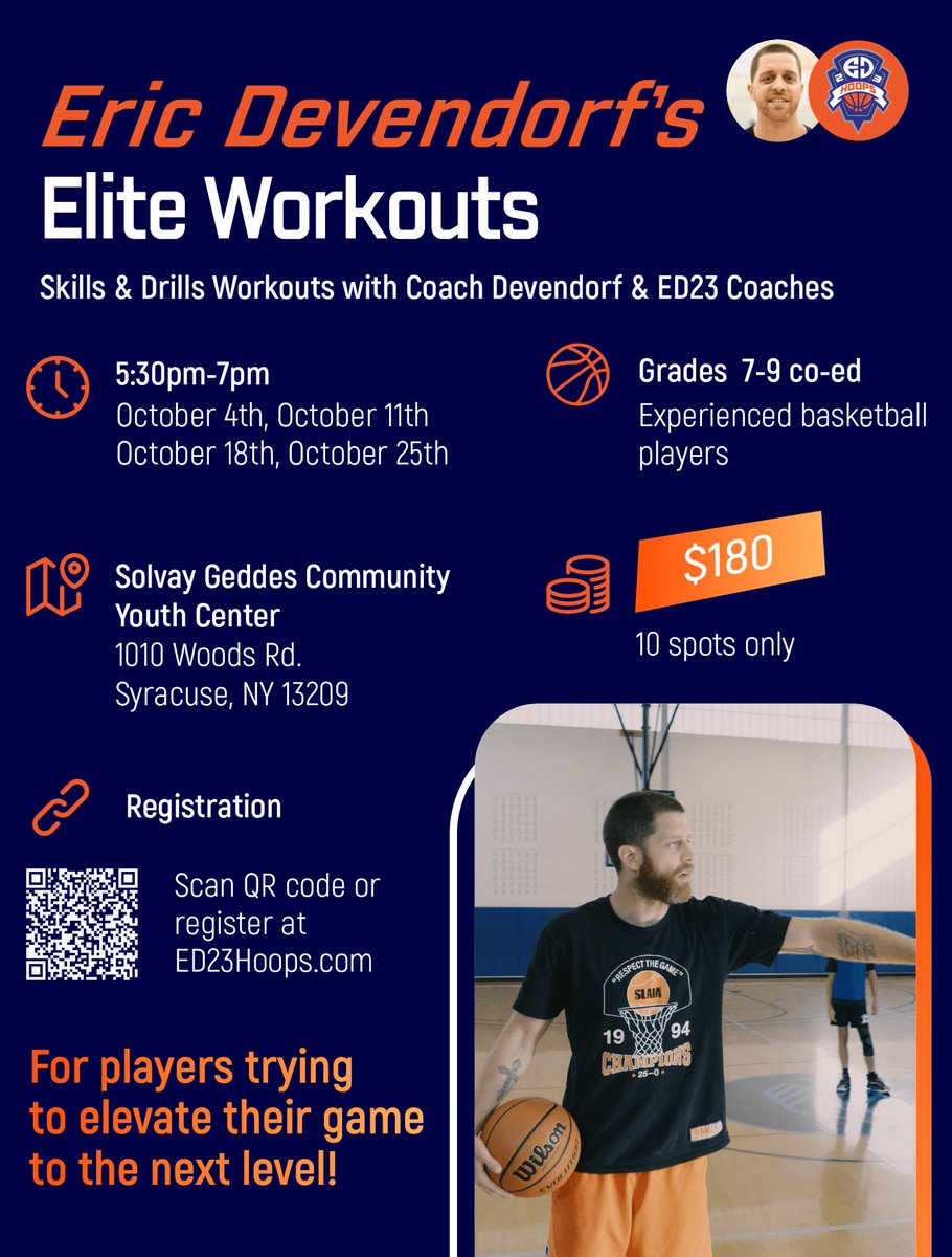 ED23HOOPS's tweet photo. ED23HOOPS Elite Workouts! Looking for boys and girls grades 7-9 who are really serious about the game of basketball and are looking to take it to the next level! Only 10 spots are available! Register now at https://t.co/oQtzM6S1UD https://t.co/5KdWykvnok