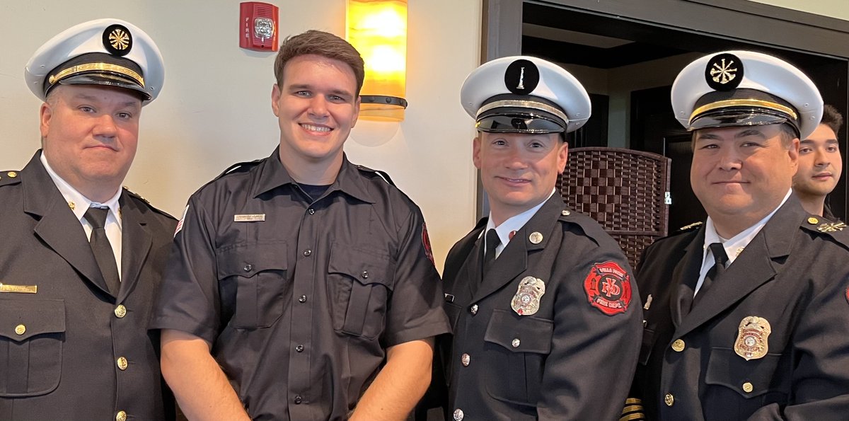 IAFF2392's tweet photo. Congratulations to our probationary member Cody Hunt for graduating the fire academy today! We look forward to continuing your training throughout the next year. Welcome to black shift. https://t.co/hx9tWU49iQ