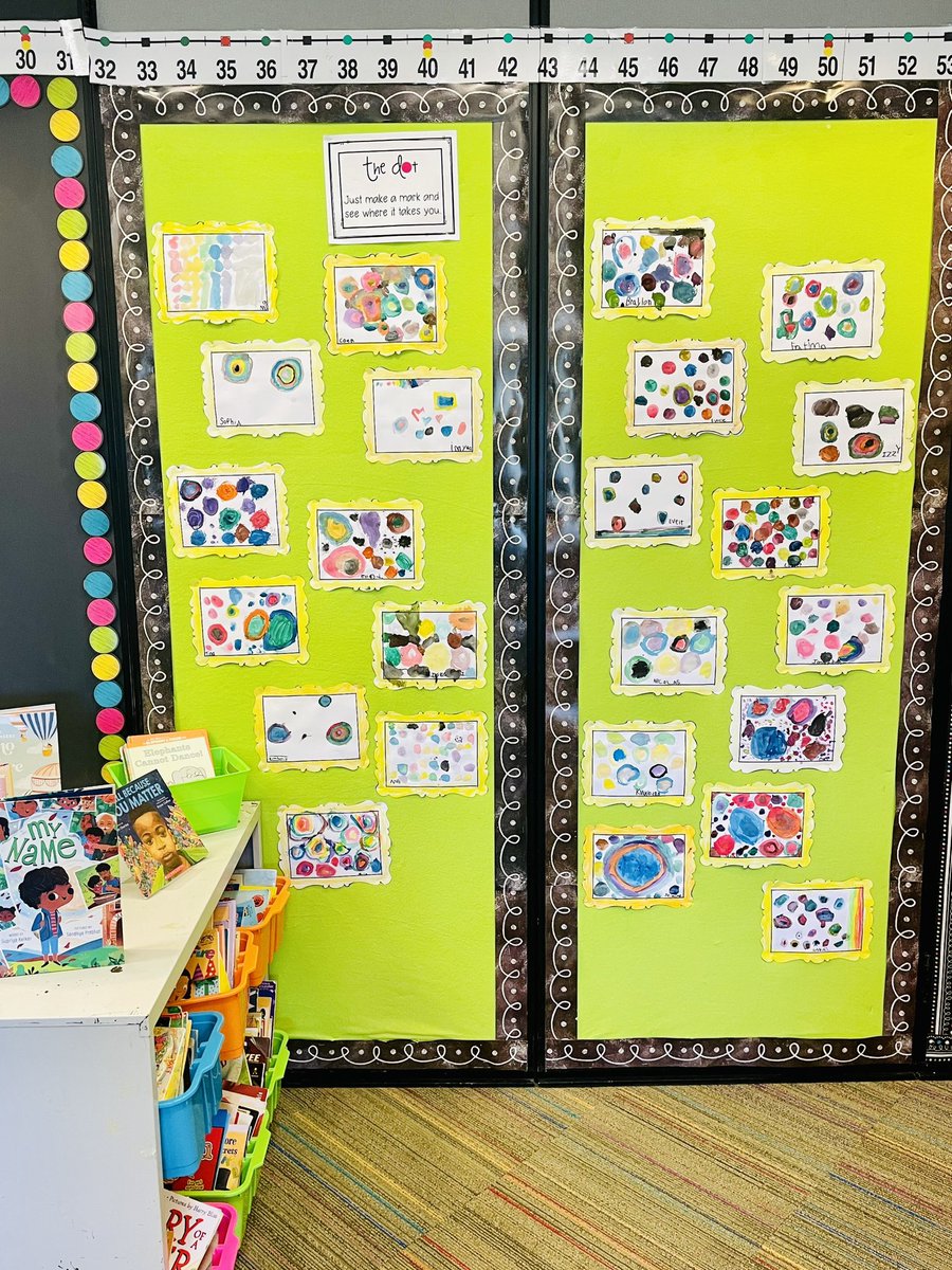 SH1stGrade's tweet photo. Happy International Dot Day! Make a mark and see where it takes you @wcsdistrict @SlateHillStars https://t.co/c9AqMYltCo