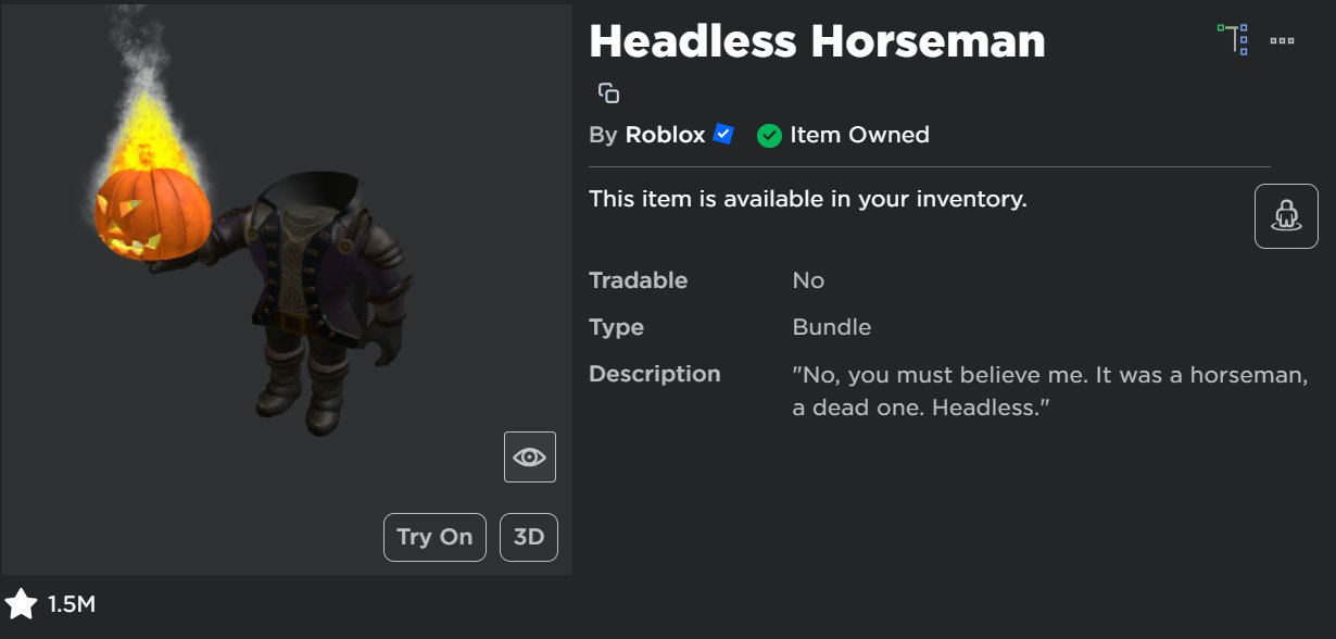 FINALLY!!!! (Roblox Headless) 