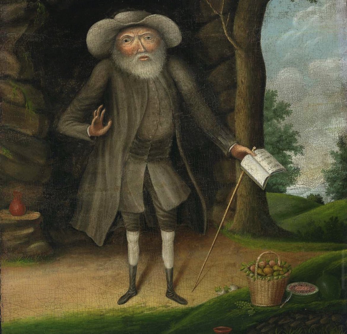 historyinmemes's tweet photo. Benjamin Lay was a 4-foot-7-inch hunchbacked Quaker abolitionist. After witnessing the horrors of slavery firsthand while working in Barbados, Lay dedicated his life to abolishing it. In 1731, he was expelled from the Caribbean island by hostile slaveowners due to his anti-slavery activities. Lay settled in Philadelphia and continued his activism through pamphlets and speeches. In 1737, Benjamin Franklin published Lay's book, "All Slave-Keepers That Keep the Innocent in Bondage, Apostates," exposing the hypocrisy of prominent Quakers who enslaved people.

In 1738, Lay delivered a powerful speech denouncing slavery, concluding with the statement, "Thus shall God shed the blood of those who enslave their fellow creatures." He then pierced the Bible with a concealed bag of pokeberry juice, creating a dramatic spectacle. Lay was ejected from the church but lay on the doorsteps, forcing everyone to step over his "bloodied" body as they left. His efforts led the Philadelphia Society of Friends to expel members who were enslavers.

Lay also boycotted products made by enslaved people, including cotton or wool clothing, instead making his own clothes from flax. In one instance, upon discovering that his hosts enslaved people in the house, he exclaimed, "I will not share with thee the fruits of thy unrighteousness."

In one extreme act, Lay convinced his neighbor's 6-year-old son to come to his house. By evening, Lay informed the parents, "Your child is safe in my house, and you may now conceive of the sorrow you inflict upon the parents of the negroe girl you hold in slavery, for she was torn from them by avarice."