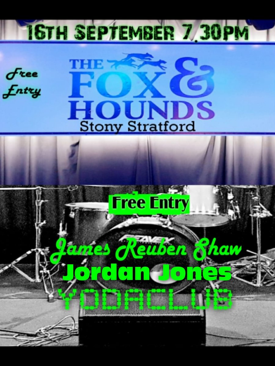 Yodaclub gig tomorrow night ! Free entry. If you want to be on our VIP list, contact us, and you'll get discounted drinks too! Doors 7.30pm. First act 8pm. We're on 9.40pm. See you there! YCx