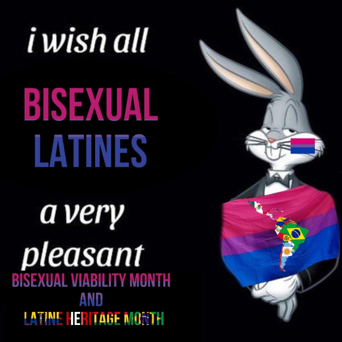 HAPPY BI AND LATINE HERITAGE MONTH!!! here’s a thread of canon bisexual latine characters (rt so your bi latine moots can see)