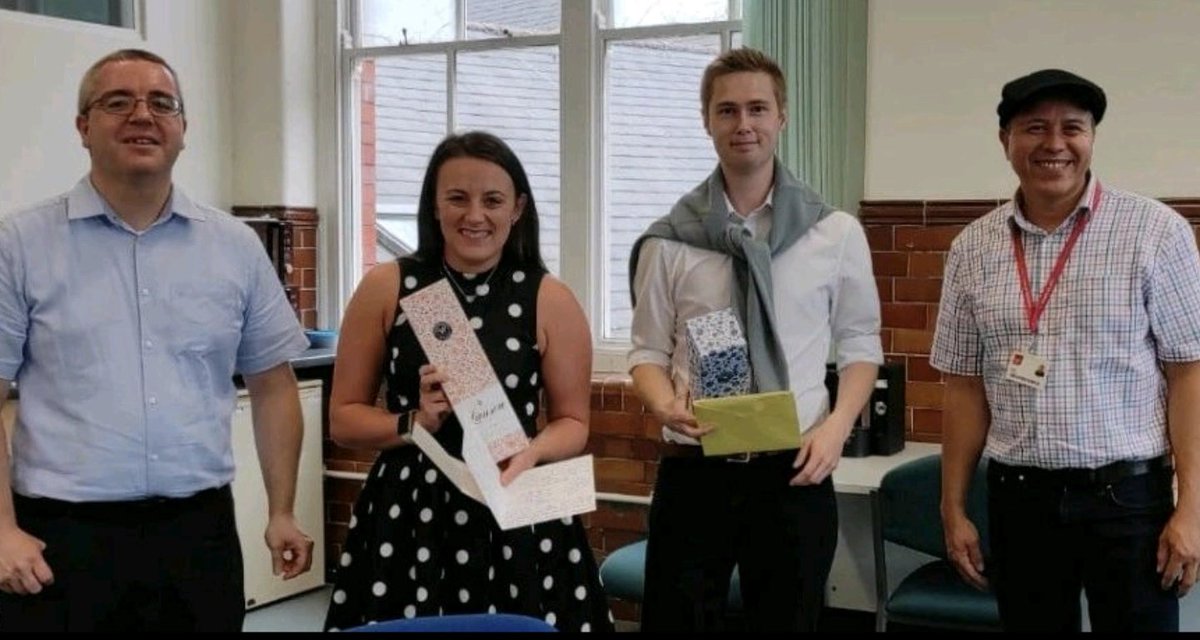 Llongyfarchiadau Mawr! Huge congratulations! <a href="/SamuelShannan/">Shannan Southwood-samuel</a> &amp; Sam Baker
#Viva #PhD #MbyRes <a href="/KESS_Central/">KESS 2</a> <a href="/USW_Chem_PharmS/">USW_Chem&PharmSci</a> <a href="/growen100/">Gareth R. Owen</a>