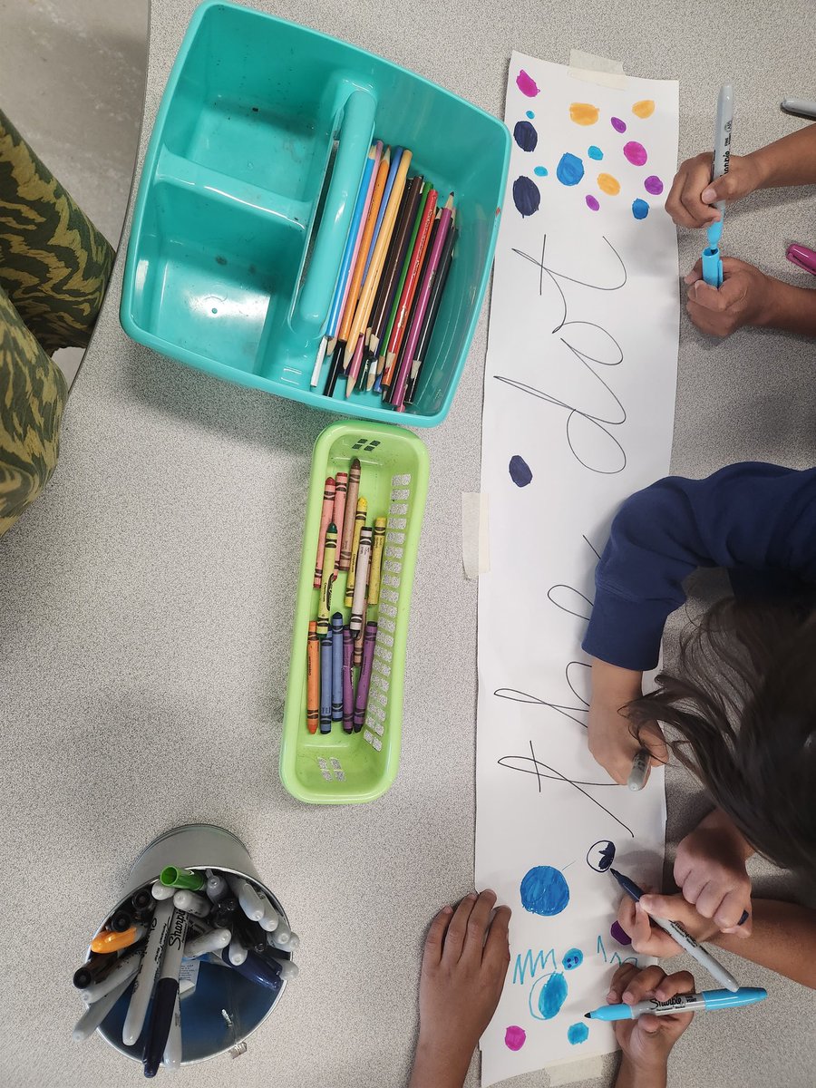 MsOnanubi's tweet photo. Today is International Dot Day! 
Thank you, @glitterqn15! The Ss worked so hard on their creations. 
@DesmondHDSB 

#DotDay 
#artists 
#exploreandcreate 
#thisisus 
#whatisourimpact https://t.co/AWBowYUyP2