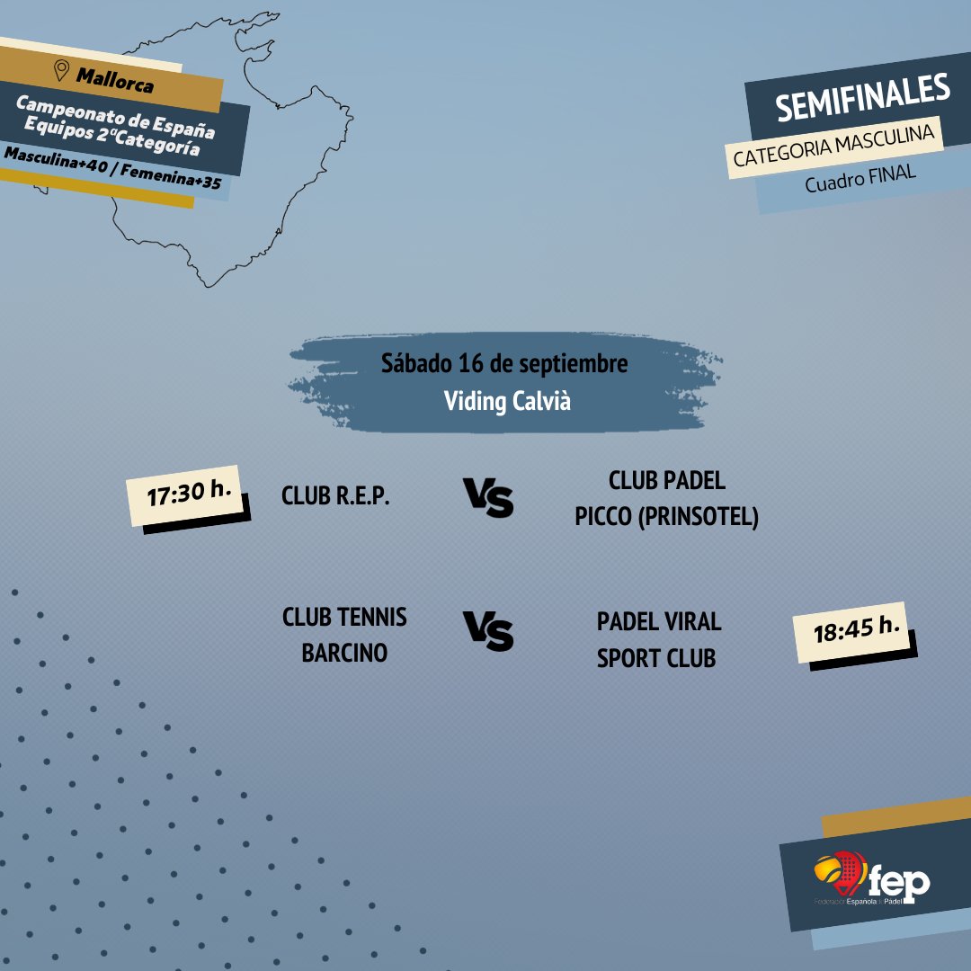 Federación Española de Pádel tweet media