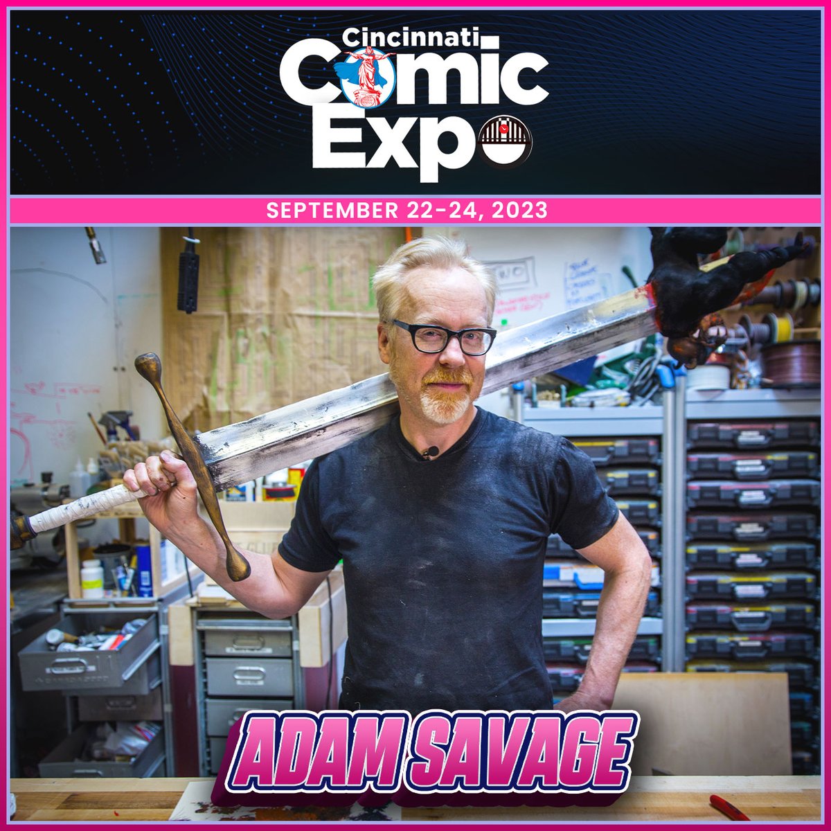 donttrythis's tweet photo. Cincinnati! I will SEE YOU NEXT WEEK! I'm so excited, and I've already picked the costume I'm planning on bringing. See you soon, @CinciComicExpo! 
https://t.co/dyqm3EmE0B https://t.co/aQB2esRPCJ