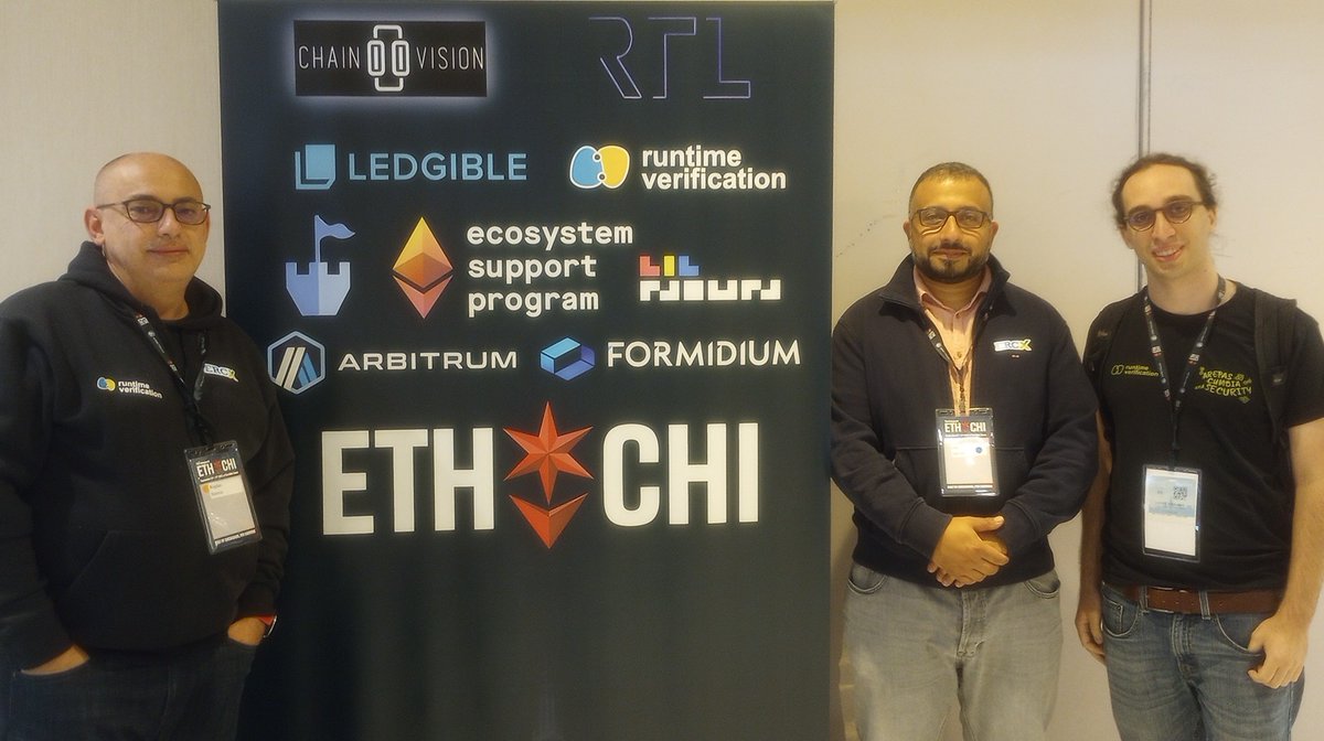 Proud partners of the inaugural edition of <a href="/0xEthChicago/">ETHChicago</a>. First day flew right by. Off to a great start.