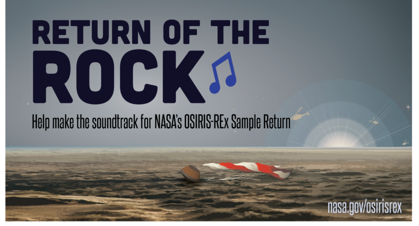 NASA's tweet photo. #OSIRISREx is set to return an asteroid sample to Earth, and we need your help to make the soundtrack!

@ThirdRockRadio is celebrating the historic event with a week of “Return of the Rock” radio shows. Reply with your song of choice.

Show themes: https://t.co/ErisiO3MIA https://t.co/sUyhf8wclI