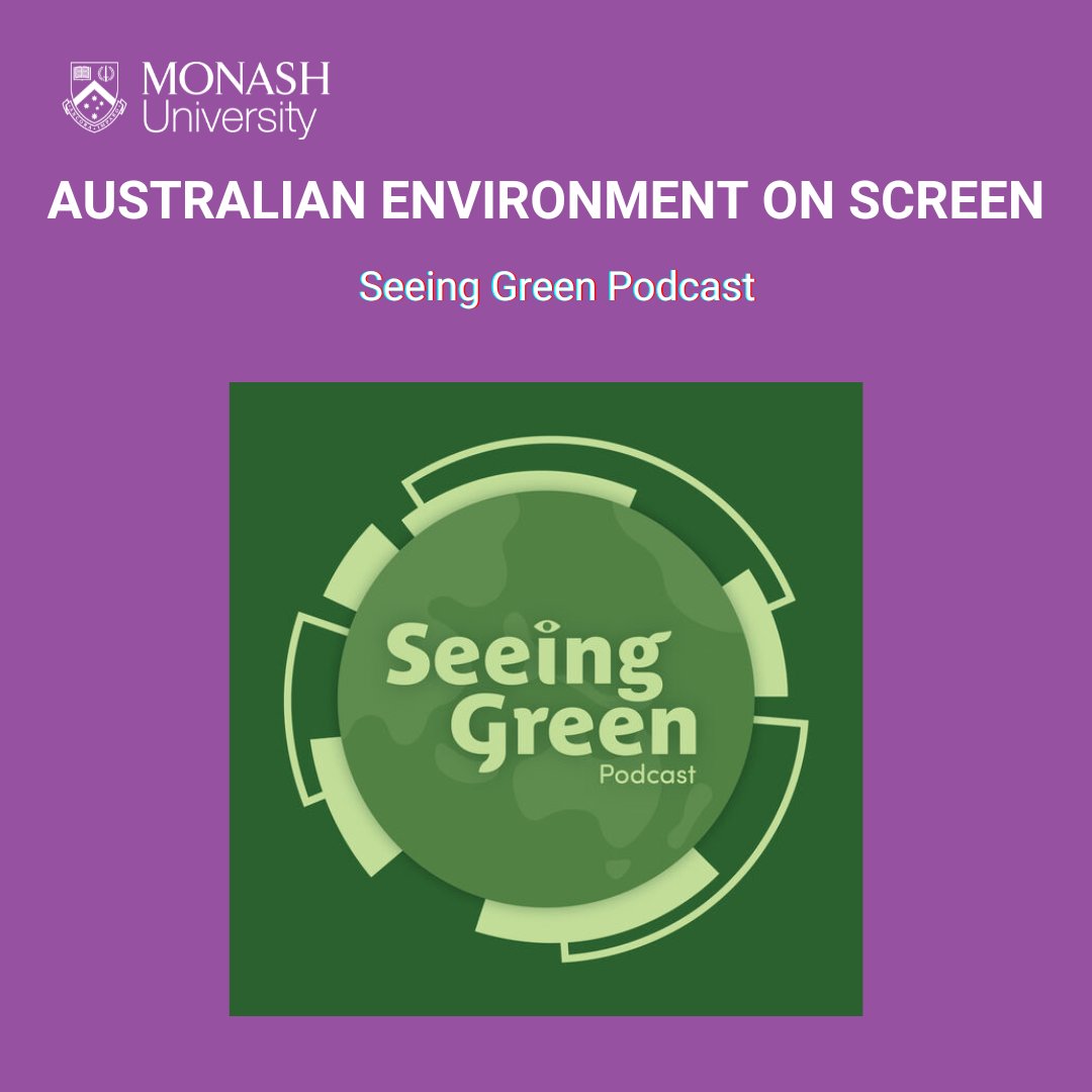 mfjmonash's tweet photo. Have you listened to #AustralianEnvironmentsOnScreen podcast? SEEING GREEN reviews Australian film classics through the lens of contemporary environmental concerns. 
Check it out here: https://t.co/X6qVUsXKqV
#FilmandScreenStudies
#mfjstories
@monashclicomm https://t.co/4YVePqLHGU