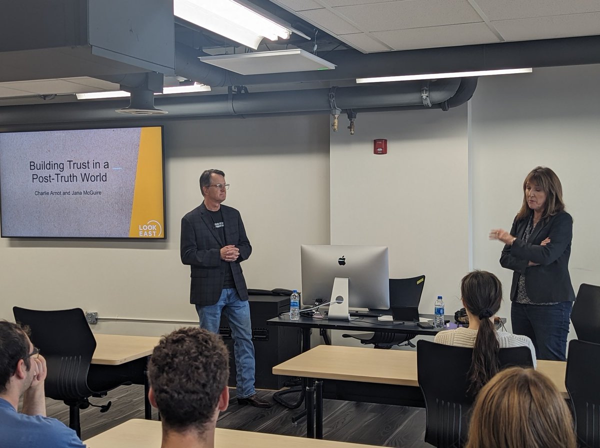 Superstar alums <a href="/Charlie_Arnot/">Charlie Arnot</a> and Jana McGuire delivered the goods today on Building Trust in a Post Truth World!