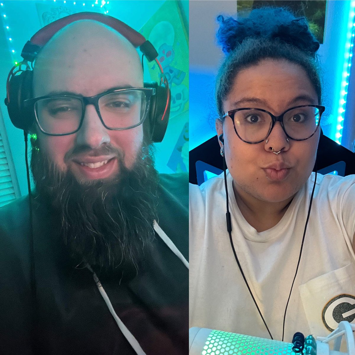 Your fav long distance couple is back at! Day 15! We are playing the newly released @WeWereHereGame game!! Link in the comments!! #twitch #duostream #waketv #stargazerteamtv