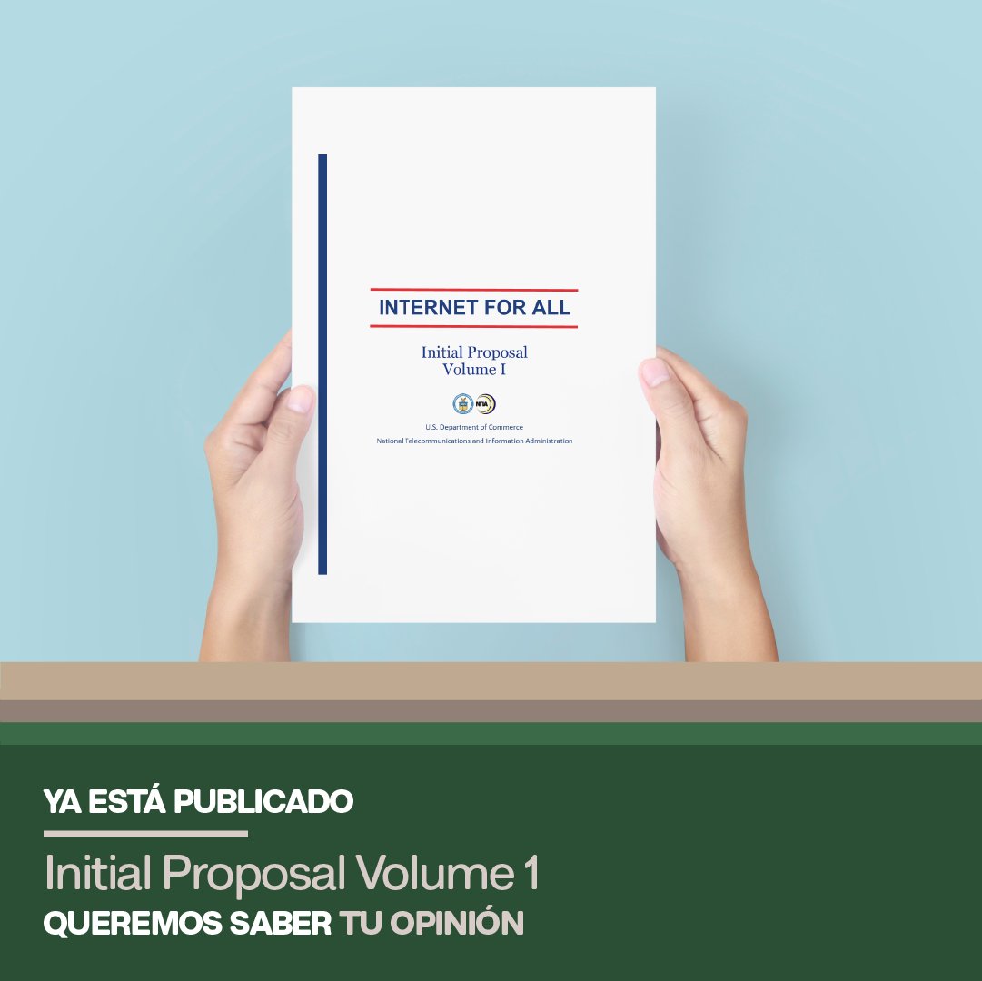 PRSmartIsland's tweet photo. ¡Tu opinión es importante! Accede a https://t.co/0vhbB1mTKA, descarga nuestro "Initial Proposal Vol. 1" y no olvides dejarnos tus comentarios. https://t.co/w8m6tYWqvN