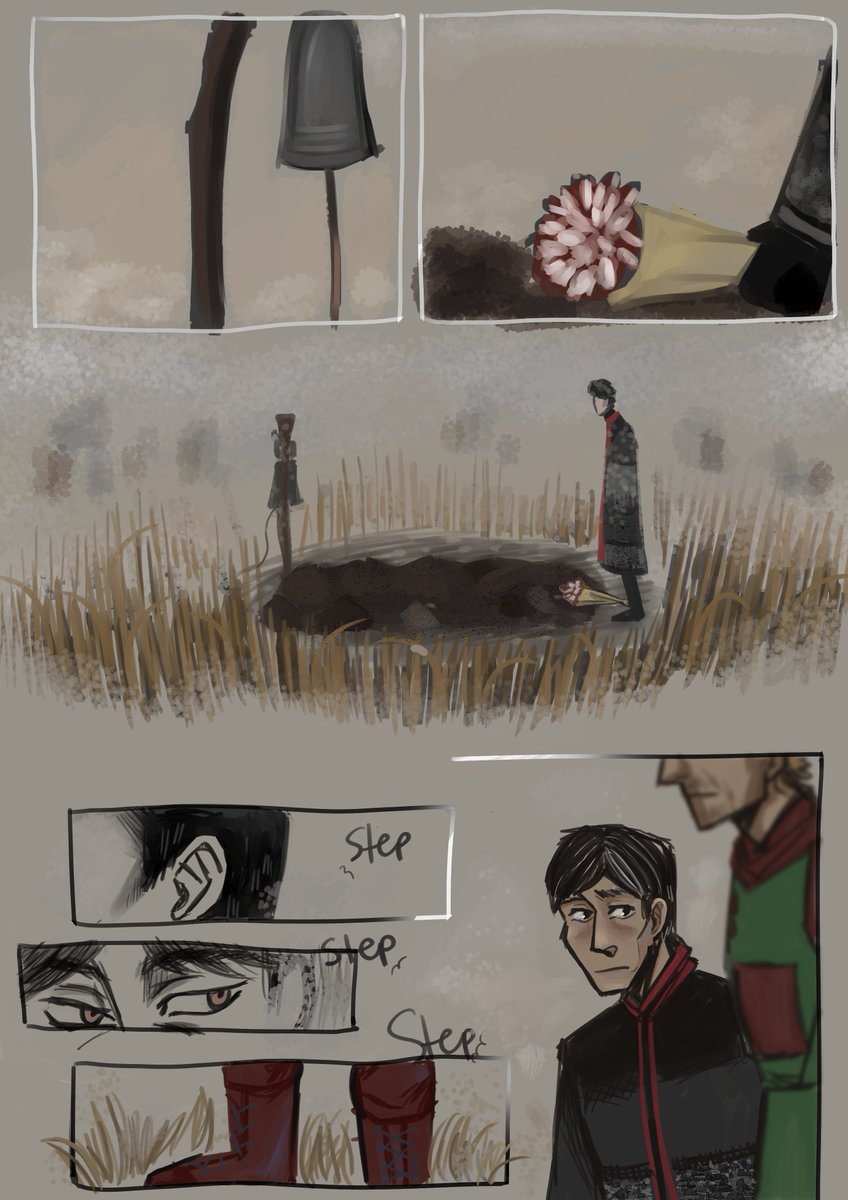 in #pathologic_fest day 15: belated flowers :)
"l just realised, l never expressed my condolences for your loss. l am sorry about that."