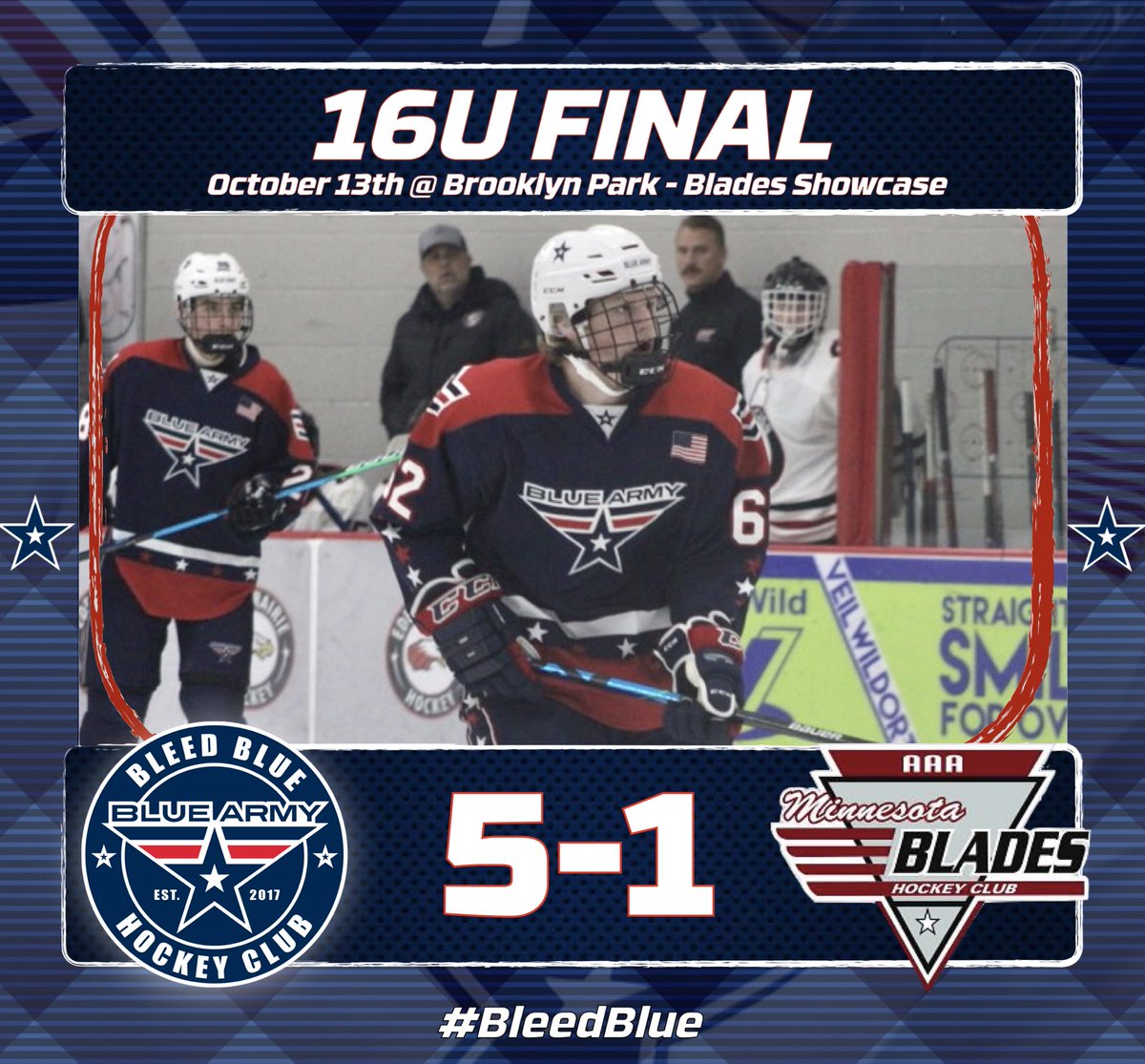 16s kick off the Blades Showcase weekend with a W #BleedBlue