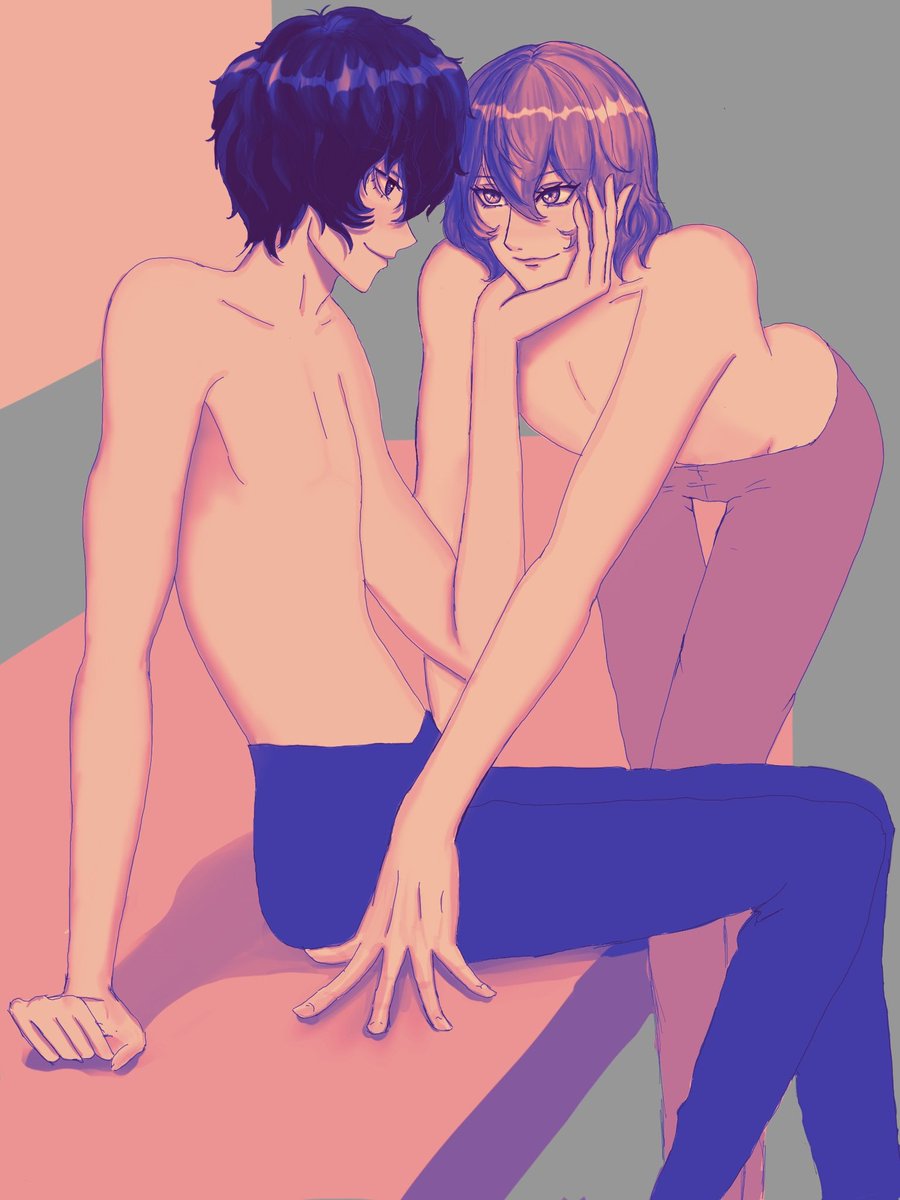 KawaiiNekoMay's tweet photo. What am I doing at midnight- drawing… like always. #akeshu #akechigoro #RenAmamiya #GoroAkechi #shuake #GoroxRen #AkechiXRen #RenXAkechi #AkiraKurusu #Persona5 #persona5Royal #P5R #P5 #persona #yaoi #prettyGuys https://t.co/Bntd0qr7EO