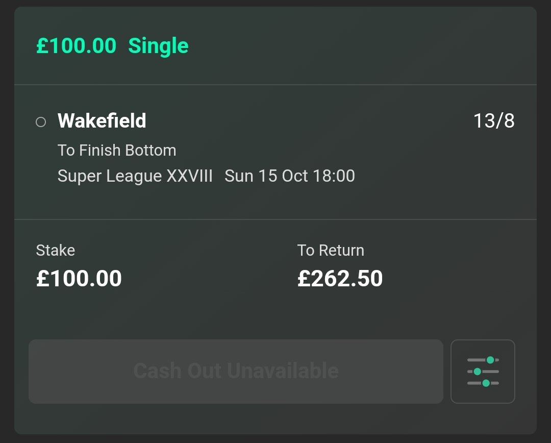 1984rolo's tweet photo. @bet365 any chance of u settling this to pay for my 🍻 tomorrow? https://t.co/kDhetXjeY4