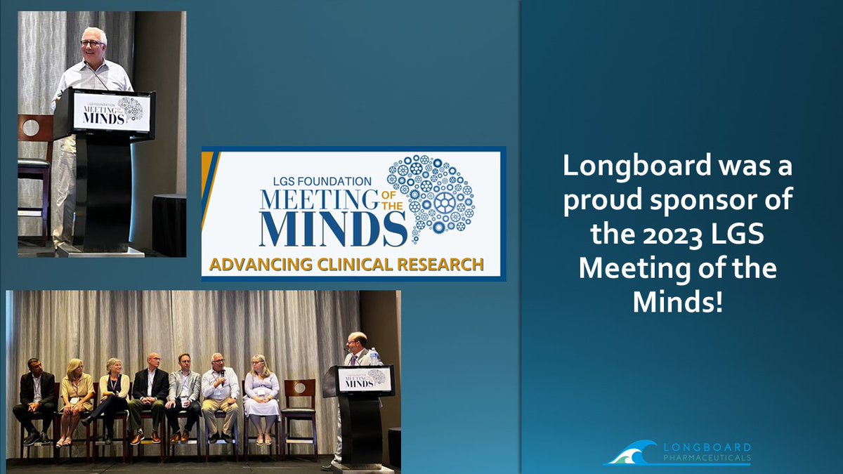 We were very proud to participate in the @LGS_Foundation 2023 Meeting of the Minds this week! It is great to see such a talented group of people come together with the common goal of advancing clinical research in #LGS! #lennoxgastautsyndrome