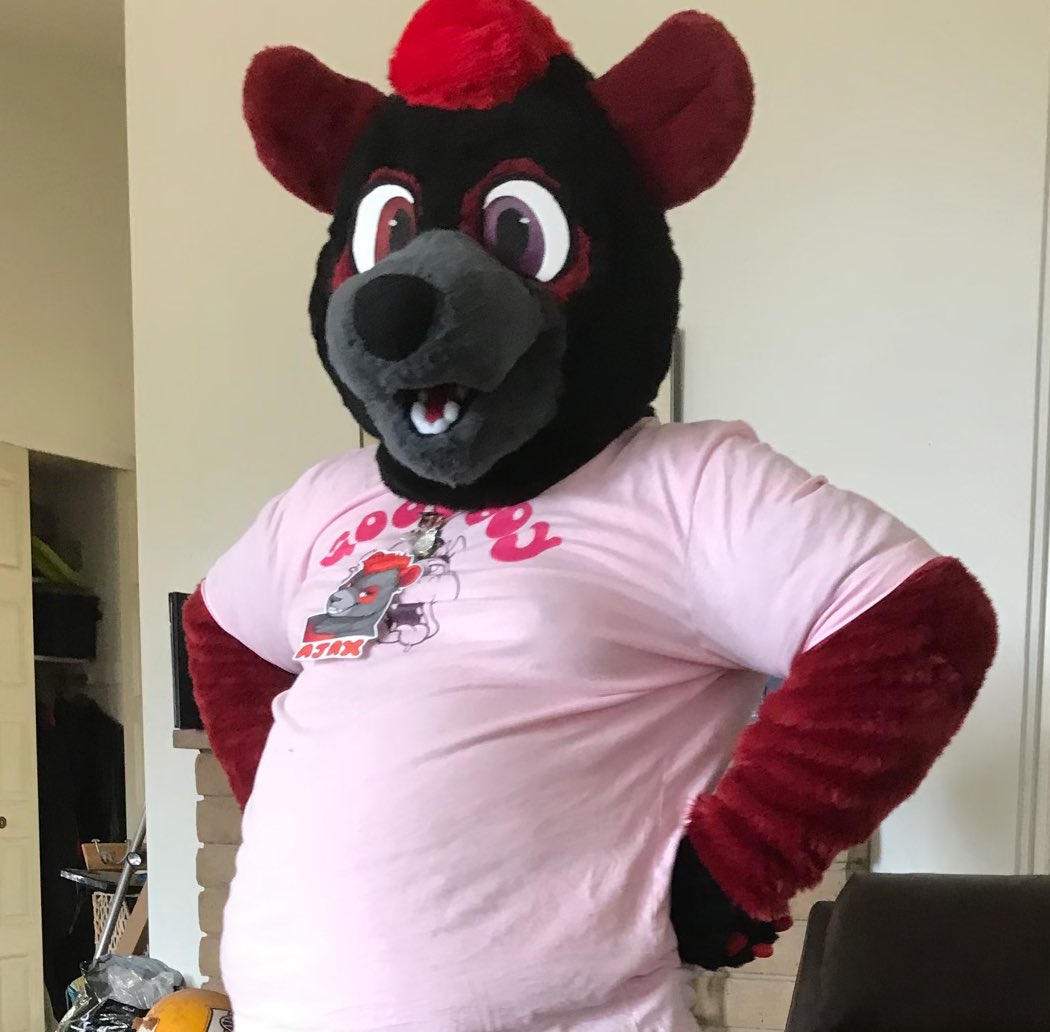 PandaAjax1's tweet photo. Happy #FursuitFriday everyone! I finally got my fursuit and I love it 🥰 https://t.co/4uqf5CErNW