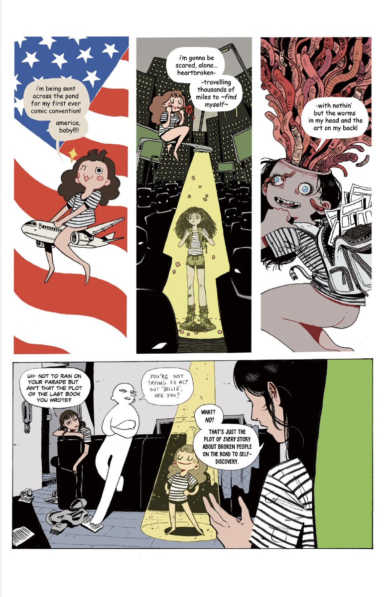 I know I’m late to this party but I just picked up <a href="/zoethorogood/">Zoe Thorogood</a>’s graphic novel memoir IT’S LONELY AT THE CENTER OF THE EARTH and read it in one sitting. Blew my eyes and brains back into my skull. Go read this masterpiece AT ONCE.