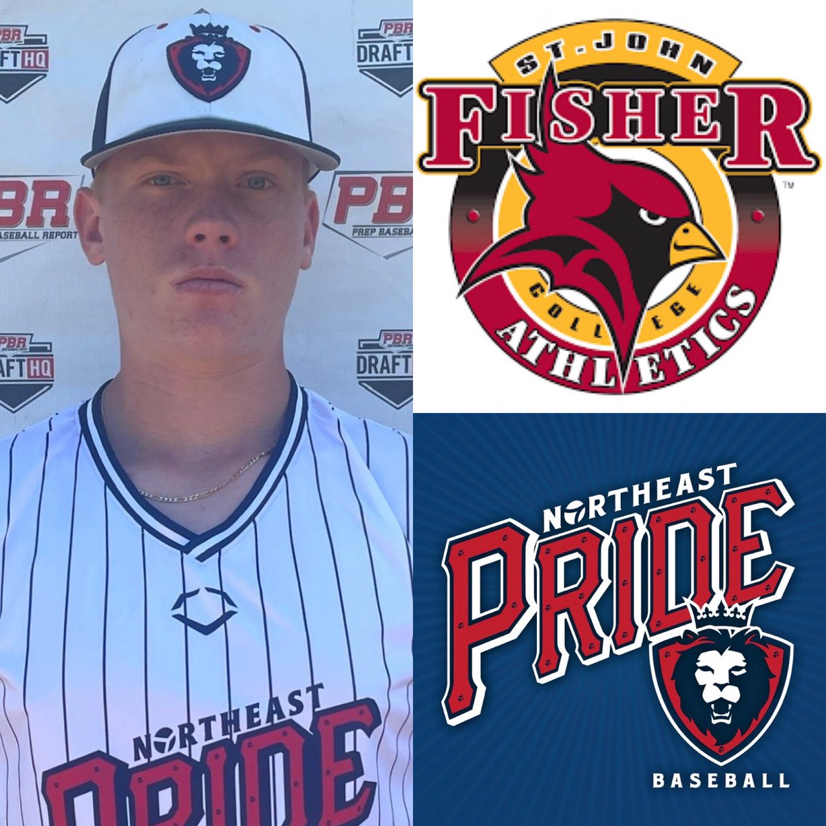 NEPridebaseball's tweet image. 🚨Commitment Alert 🚨 ‘24 RHP Matt Culjak (Kingston, NY) has committed to D3 power house St John Fisher in upstate NY!

Coach Potter grabbing another talented player here!

Congrats to Matt &amp;amp; his family!

#lionsquad #anothaone #anotherpridecommit #ourplayersgoplaces