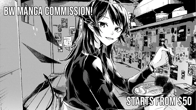 Hello, I'm opening 5 slots of BW com for this month!  

For more details you can check my rates on my Carrd below! 
 https://t.co/fmb9OvfdAw 

DMs are open! But in case you can't reach my DM you could contact me via Discord: Saku293 