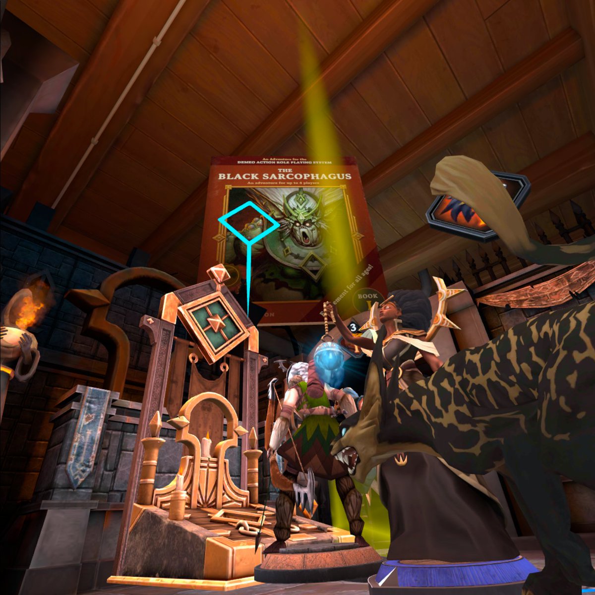 DaNewWurldOrder's tweet image. When you and your crew are about to get medieval in The Black Sarcophagus.

Roll them die, baby...

@DemeoGame 
#MyHouseOfGames
#dungeoncrawling