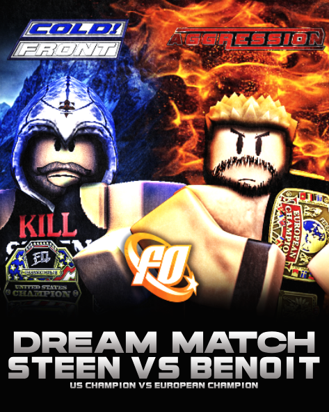FedOn2021's tweet photo. TWO faces currently DOMINATING both minor divisions right now on their respective roster.

Who would come out victorious in this fantasy matchup?

The #COLDFRONT United States Champion, #OnslaughtSteen?

Or The #AGGRESSION European Champion, #SmithBenoit?

🟥🟦⚔️ https://t.co/dOdJBCw6Tt