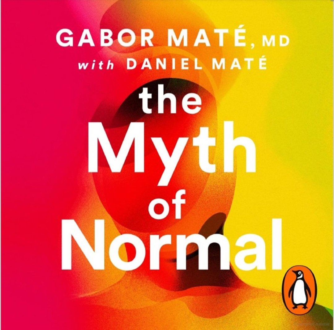 tessp1971's tweet photo. I am currently listening to #MythOfNormal by @DrGaborMate. Really interesting information on how we remember as grown-up traumas that happened when we were too young to understand. I am looking forward to the 30th Sept and meeting in person. https://t.co/QgV52CnhES