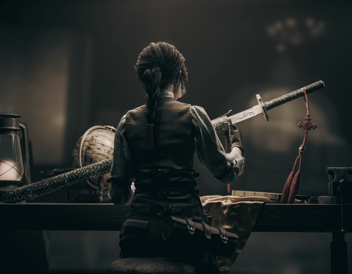 Liesofp's tweet photo. The skilled hands behind such a well-crafted blade have come so far. But what of the girl herself…? #LiesofP 

Check into the official Discord server to download this image: https://t.co/ibc3pqEO71 https://t.co/gEH1TLpl83