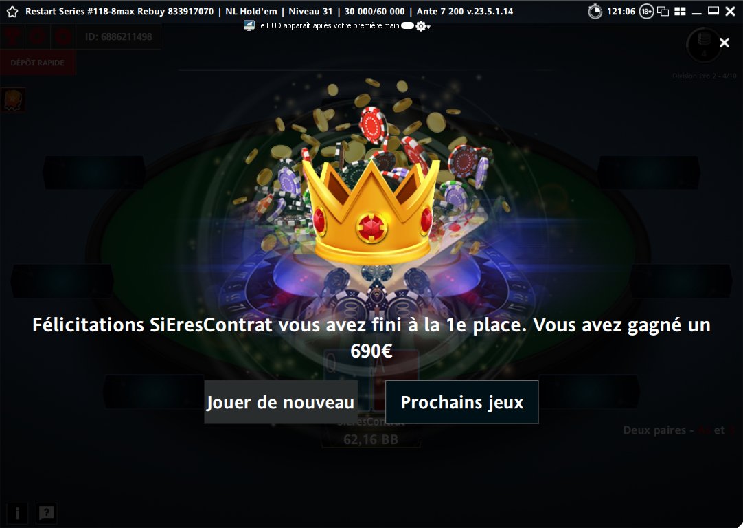 Deuxième victoire sur les Series <a href="/Betclic/">Betclic 🔞</a> 🥇🏆🍾