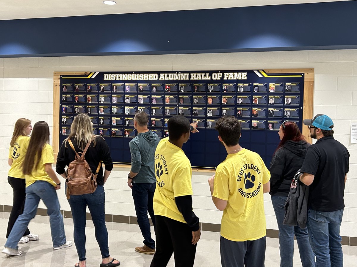 We loved welcoming back our OFHS Alumni at the annual OFHS Alumni Homecoming Event.  We are proud to show off our school!    <a href="/OFCSDistrict/">OFCS District</a> <a href="/ofhsalumni/">Olmsted Falls Alumni</a> <a href="/OFHSLeoSpagnola/">Leo Spagnola</a>