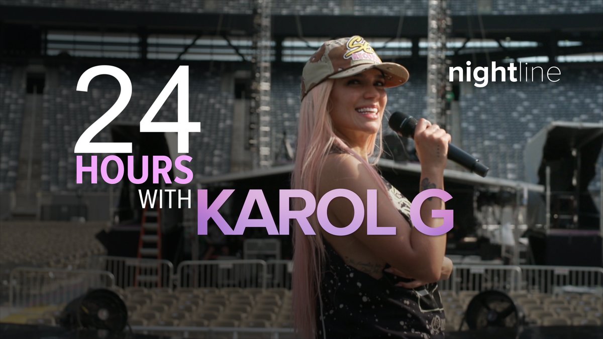 .@KarolG is part of a new generation of Latino artists infiltrating the American music market, selling out stadiums singing almost entirely in Spanish. Tonight, @Nightline has exclusive access to the superstar hours before she performs at one of the biggest stadiums in the U.S.