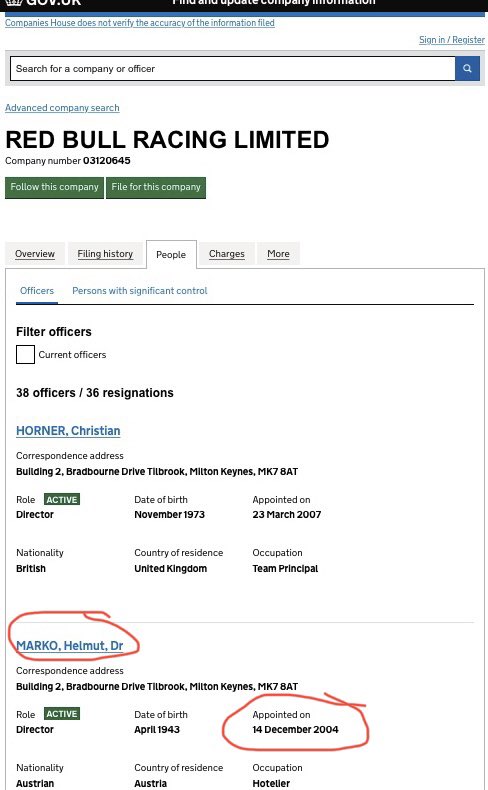 ⚠️ BREAKING NEWS:

Mediante investigación y fuentes, el equipo de <a href="/PrimeF1__/">PrimeF1</a> ha podido constatar de primera mano que, de acuerdo a la autoridad tributaria del Reino Unido [<a href="/HMRCgovuk/">HM Revenue & Customs</a>], a través de su portal de acceso público a la información, en su apartado de personas clave, la