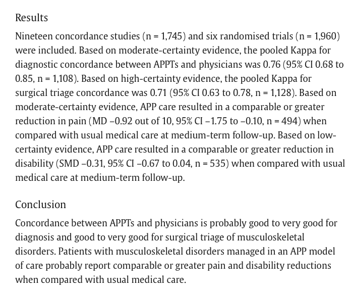 Advanced Physio practitioners. Safe, effective, efficient. What more do you want?