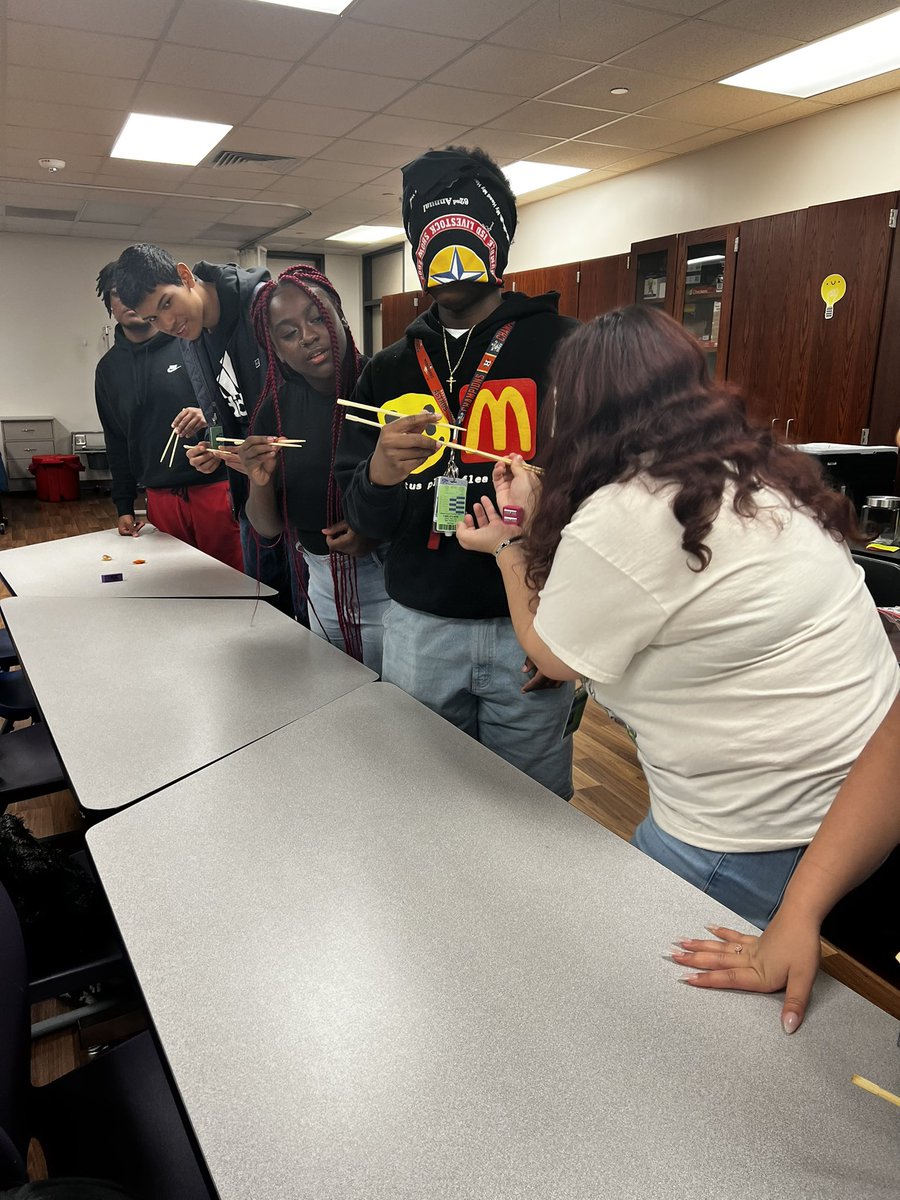 HHS Health Science Clinical class learning how to trust and work as a team. 
#futurehealthcareworkers
<a href="/HumbleISD/">Humble ISD</a> <a href="/humblehigh_ptsa/">Humble High</a>