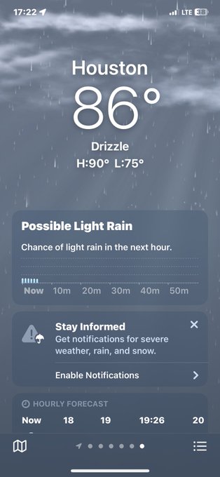 When it feels this good in the H, you go outside https://t.co/tXXUEDm8Pu