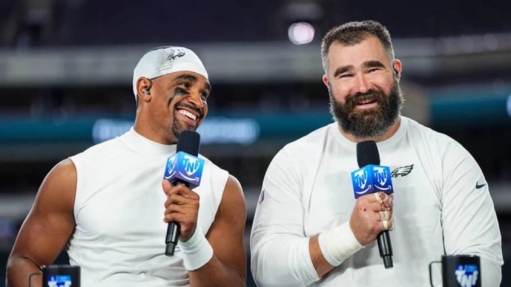 Find yourself someone that looks at you the way Jalen Hurts looks at Jason Kelce.