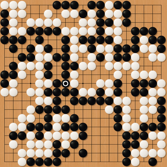 roburs's tweet photo. Good game vs player from Japan, who resigned here, but it was a good game for both of us. Arigatou! 
#go #pandanet #weiqi #baduk #igo #japan #vermont #vermontej #resign https://t.co/FjOnkuSU1S