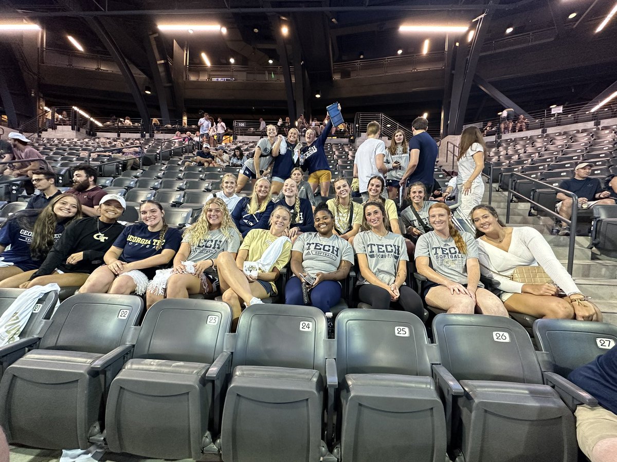 softball 🤝 <a href="/GTVolleyball/">Georgia Tech Volleyball</a>
