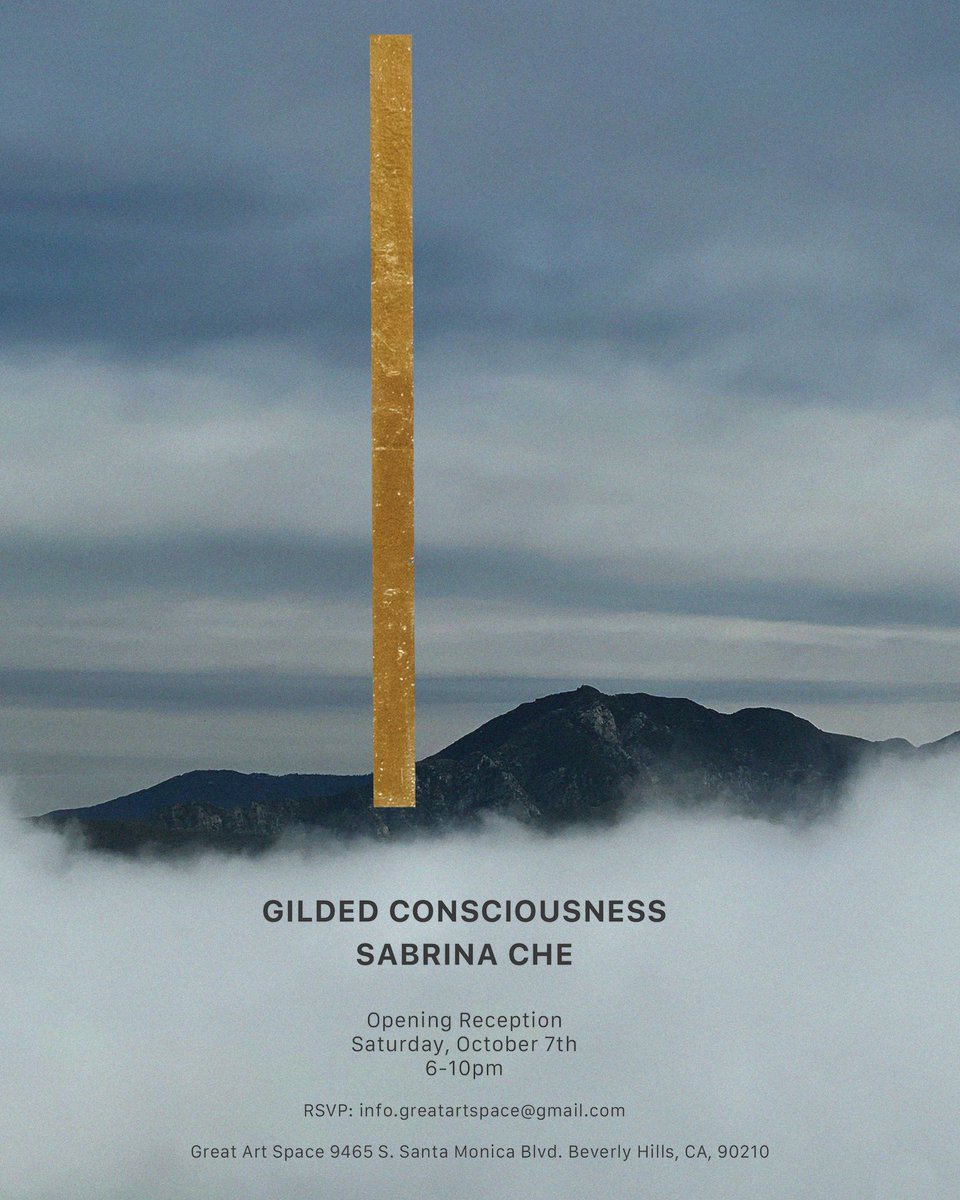 greatartspace's tweet photo. Upcoming Exhibition! October 7th, with Artist Sabrina Che
Curated by: @LivNiles https://t.co/uPplUNkabt