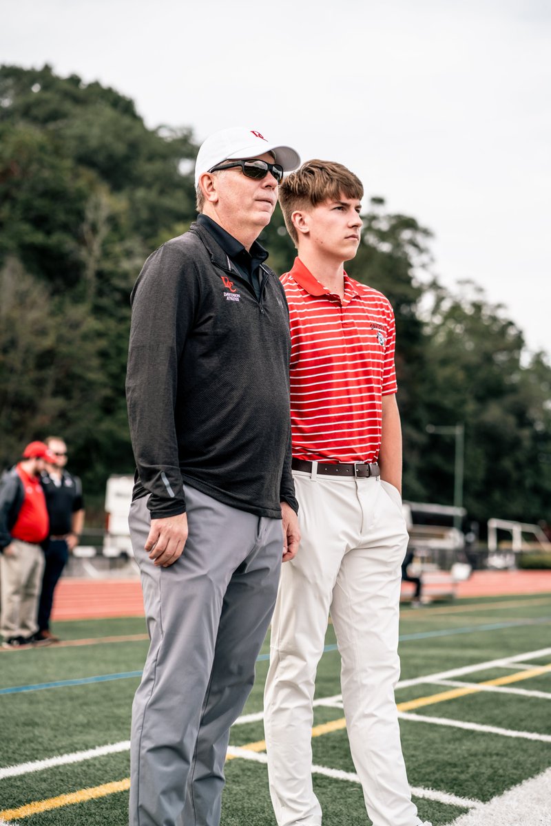 DavidsonFB's tweet photo. Huge shoutout to @DougAHicks and his son for making the trip to NY to support the 'Cats!

#WE https://t.co/uIZJTJRBG1