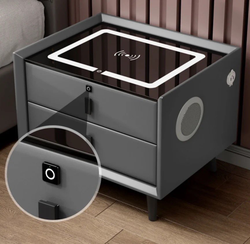 mboteshop's tweet photo. Table de chevet connectée avec empreintes digitales pour le tiroir, charge rapide sans fil, lumière douce à 10 niveaux, hauts parleurs Bluetooth, port de charge USB et Type-C pour. 2 tiroirs à rails. 40cm x 50cm

Tel 069560077
https://t.co/4Yc30Usuls 

Promo 142.000 FCFA
#Team242 https://t.co/F8nrpyJuyW