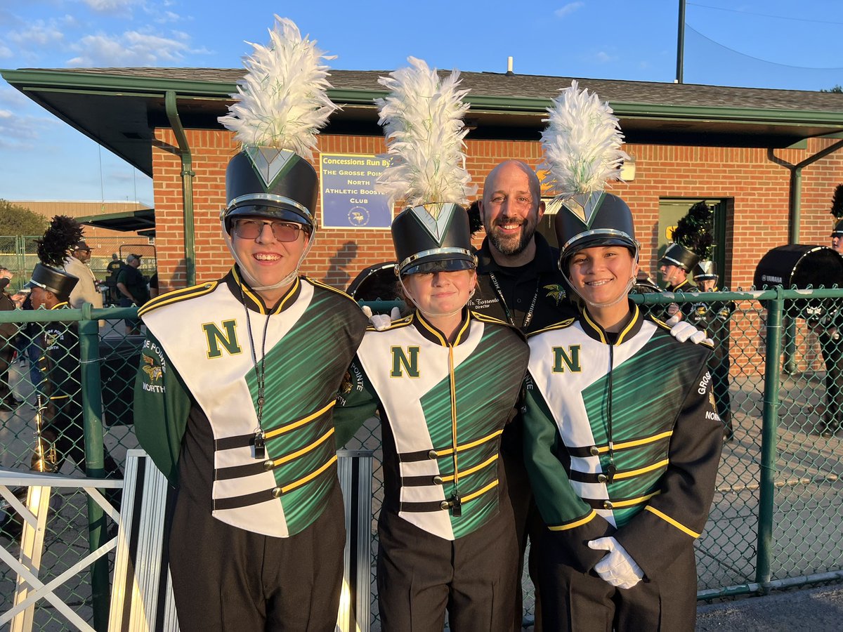 Proud of these drum majors! And those new uniforms look awesome! <a href="/GPSchools/">GPPSS</a> #norsemenpride