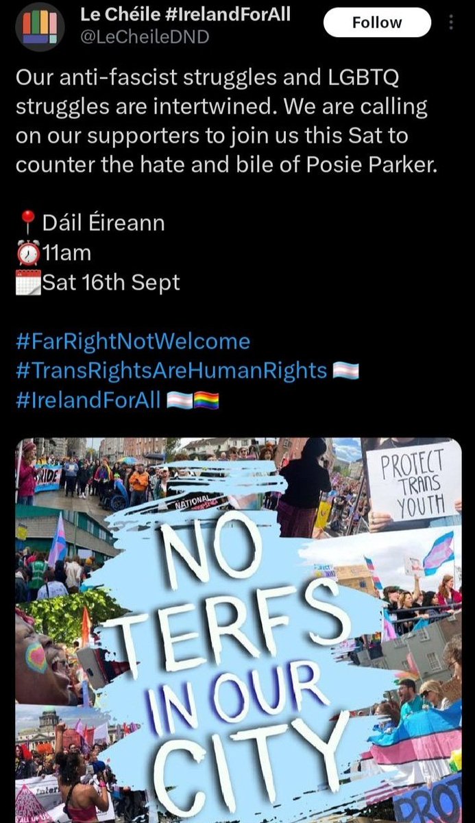 Mick_O_Keeffe's tweet photo. Sinn Fein will be standing against women tomorrow in Dublin. 

Despite the "powerful women" image they project with Marylou and Michelle leading the party they actively mobilise to stop women speaking. 

#LetWomenSpeakDublin https://t.co/S9YNa7DjJm