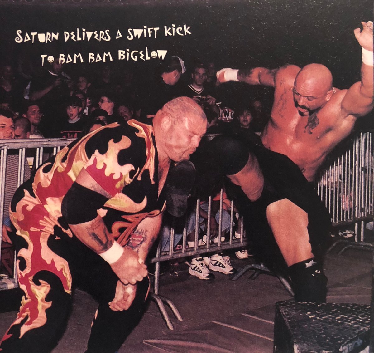 WOW__Magazine's tweet image. Perry Saturn vs Bam Bam Bigelow from WOW magazine issue 5 

#perrysaturn #bambambigelow #attitudeera #wrestling #wwe #wcw #wwf #ecw #wowmagazine #worldofwrestlingmagazine