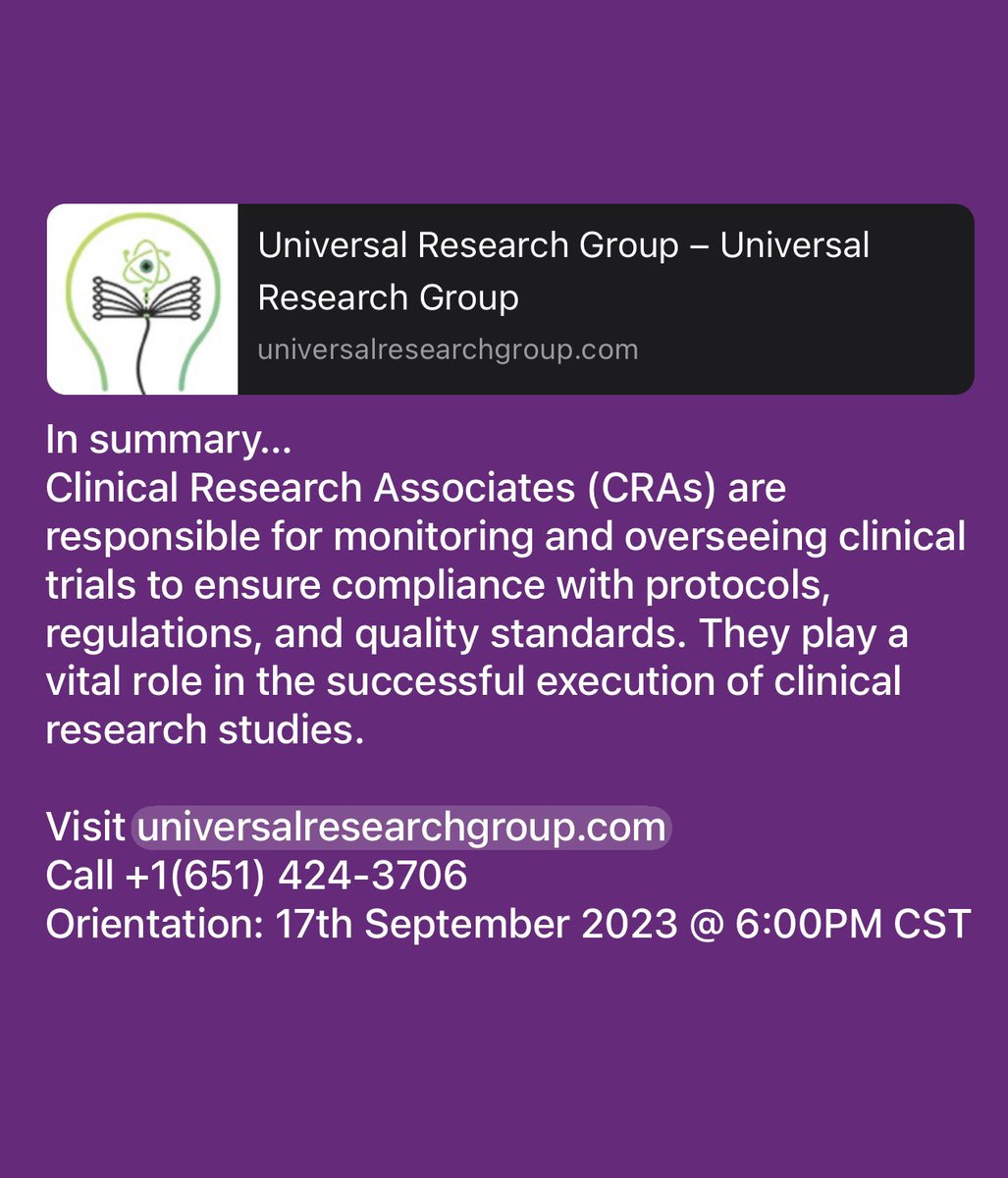 #interview #research #clinical #clinicalresearchassociate #clinicalresearchcoordinator #clinicalresearchcareers #clinicalresearch #hotel #Travel #profession #medical #medicalscientist #universal #universalresearchgroup #urg #CRA #crc #consulting #universal #group #research