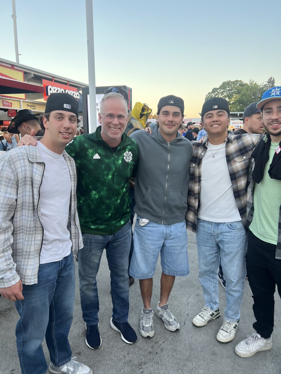 Thanks <a href="/gerrydee/">Gerry Dee</a> for being so gracious and taking a picture with my son Brady and his buddies at the <a href="/MorganWallen/">morgan wallen</a> concert tonight!